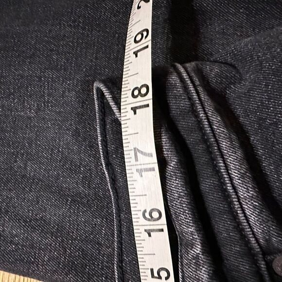 Abercrombie & Fitch 90s slim straight ultra high rise criss cross waist 33/16s - Picture 5 of 9